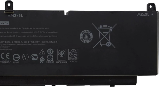 Alt view image 8 of 10 - IZKROR PKWVM 95Wh 7922mAh 6-Cells Battery Replacement for Dell Precision 7550 7750 7560 7760 Series Laptop C903V 0CR72X CR72X 068N03 0447VR 11.4V