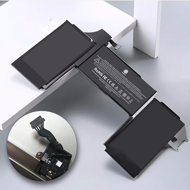 Alt view image 7 of 10 - Battery A1965 for MacBook Air 13 inch Retina A1932 (2018-2019) A2179 2020 (EMC 3184 3302)