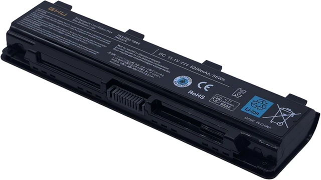 Alt view image 9 of 14 - GHU New Replacement Laptop Battery 58 WH PA5109U-1BRS Compatible with Toshiba Satellite PABAS271 PABAS272 PABAS273 C855 C855D L855 L875 P855 P875 S855 S875 PA5110U-1BRS PA5108U-1BRS C55-A