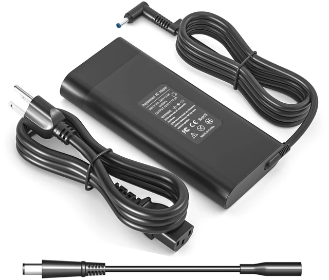 Alt view image 6 of 10 - 200W Laptop Charger for HP Victus Gaming 15 Charger 15.6 16 16.1 Omen Gaming 15 16 17 Zbook 17 G5 G6 G7 G8 G9 G10 Power Supply Cord