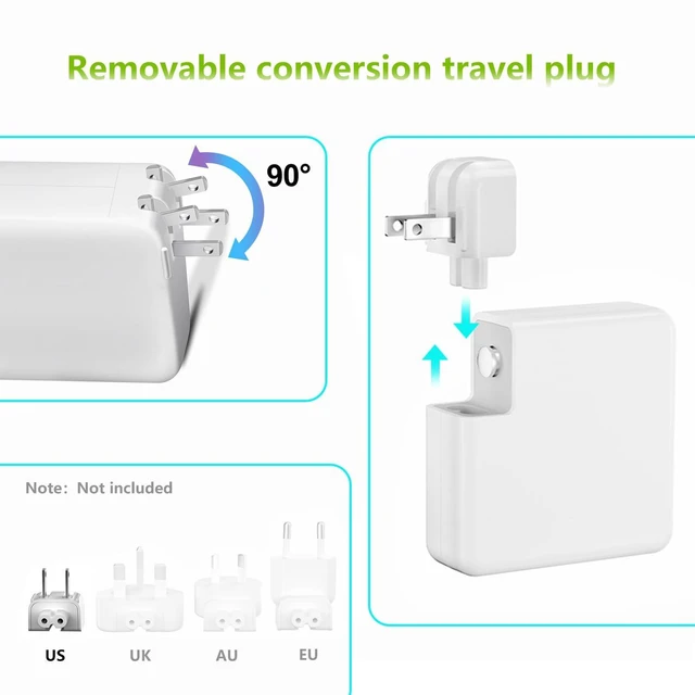 Alt view image 10 of 10 - Mac Book Pro Charger 60W Mag-netic 2, Compatible with Mac Book Pro 11 inch and 13 inch After Mid 2012(Applicable to 2012-2017)