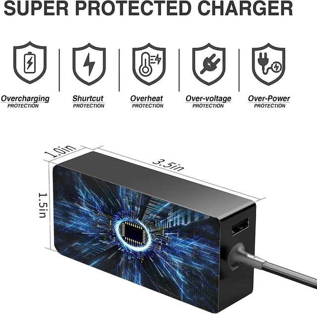Alt view image 11 of 14 - 100W USB C Laptop Car Charger for Latitude/ XPS Thinkpad/Yoga/IdeaPad MacBook Pro/Air HP Spectre/Elitebook LG Gram Chromebook Charger