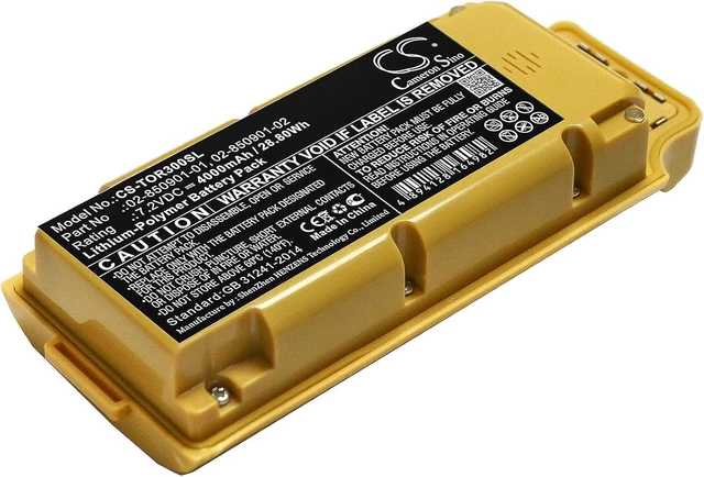 Alt view image 7 of 12 - Replacement Battery Compatible for GR-3 GR-5 (4000mAh/7.2V), 02-850901-01 02-850901-02 Battery