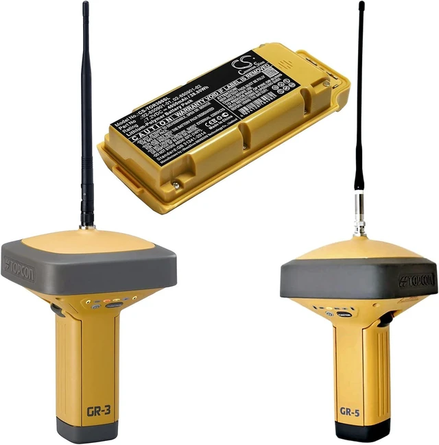 Alt view image 12 of 12 - Replacement Battery Compatible for GR-3 GR-5 (4000mAh/7.2V), 02-850901-01 02-850901-02 Battery