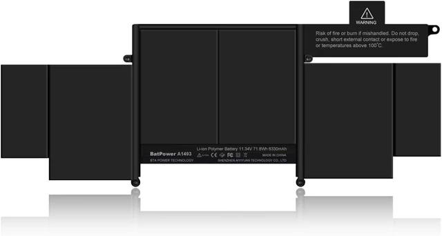 Alt view image 8 of 12 - BatPower A1493 Replacement Laptop Battery for Apple Late 2013 Mid 2014 MacBook Pro 13-inch Retina A1502 EMC 2678 EMC 2875 Battery MacBook Pro 13" A1502 Apple A1493 Battery 71.8Wh