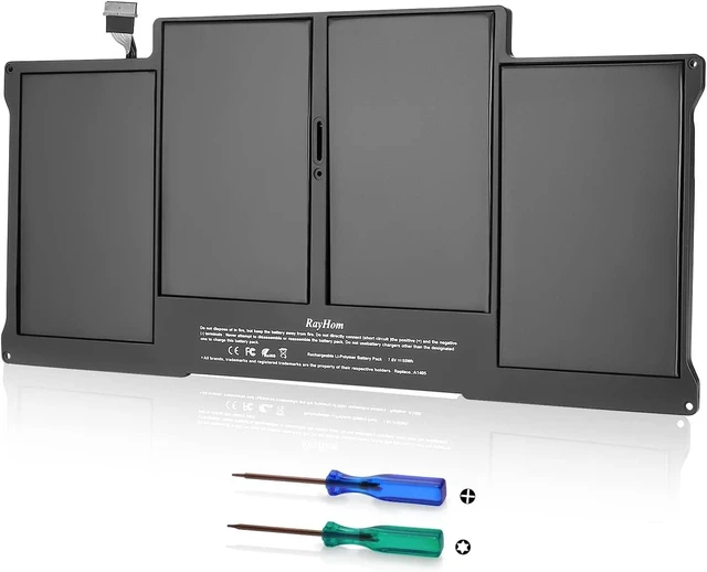 Alt view image 8 of 14 - 7200mAh Replacement Battery for MacBook Air 13" A1466 (2012-2017) & A1369 (2010-2011), High Performance, Compatible with A1496 A1405 A1377, Easy Installation