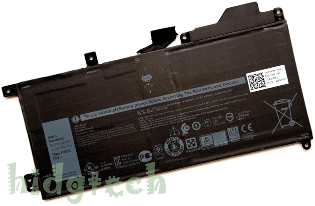 Alt view image 3 of 4 - New 1FKCC 38Wh Laptop Battery for Latitude 7200 7210 2-in-1 Series 2ICP5/79/84