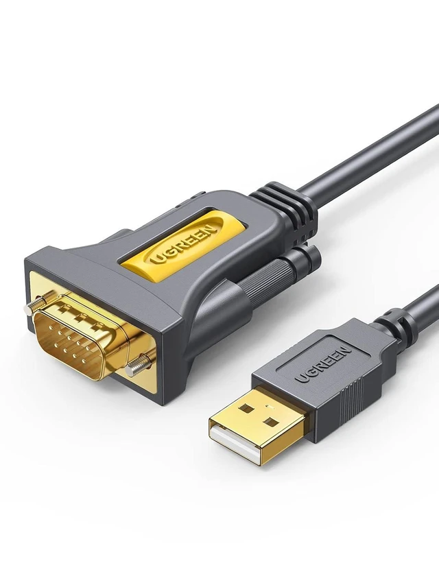 Alt view image 8 of 14 - 10FT DB9 Male 9 Pin USB to Serial Adapter, RS232 to USB Cable