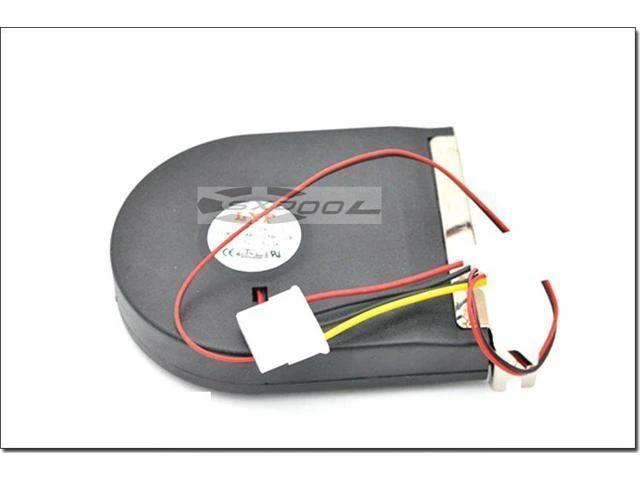 Alt view image 8 of 14 - New turbo fan PCI graphics card exhaust fan server chassis cooling fan high air volume Molex 4D plug