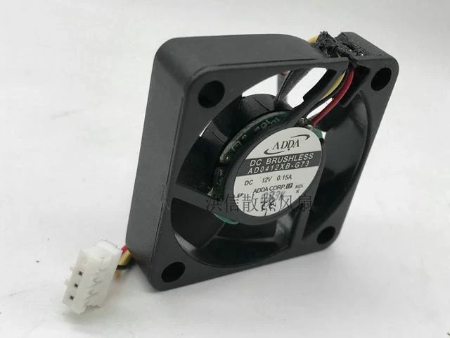 Alt view image 5 of 6 - 4cm 40mm Fan 12v AD0412XB-G73 DVR Fan,for ADDA 40X40X10mm Dual Ball Bearing Axial Small Cooling Fan
