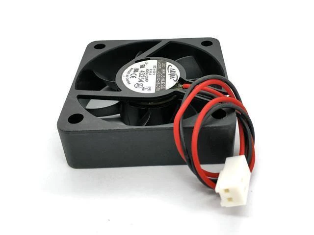 Alt view image 8 of 12 - AD5012HB-D70 ADDA 5CM 5015 12v 0.14a 2wire double ball cooling fan 50x50x15mm