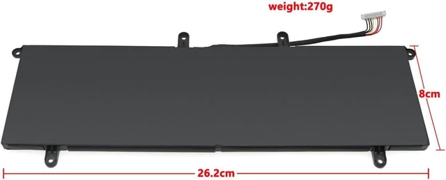 Alt view image 9 of 12 - Tanch Laptop Battery C41N1901 0B200-03520000 0B200-03520100 for Asus Zenbook Duo UX481FL 15.4V 4550mAh/70Wh