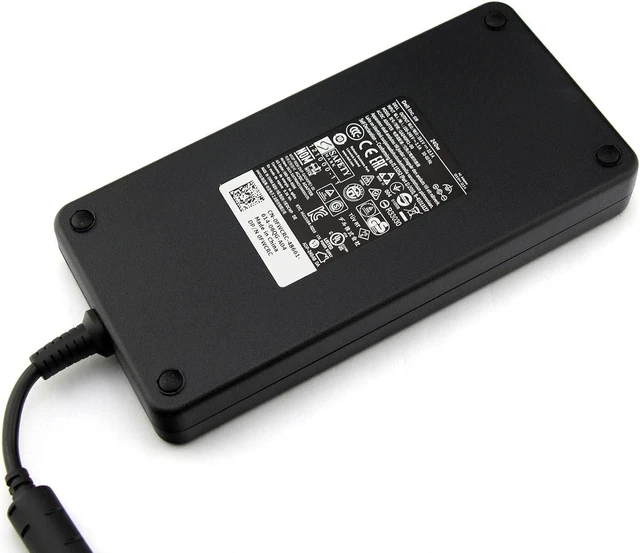 Alt view image 4 of 6 - Dell Precision M6800 Laptop Charger / AC Adapter, 240W, 19.5V, Black, AC Powered