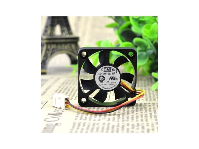 Alt view image 8 of 10 - 4010M12B NF1 4010 12V 0.16A 4cm fan 3-wire dual bead cooling fan