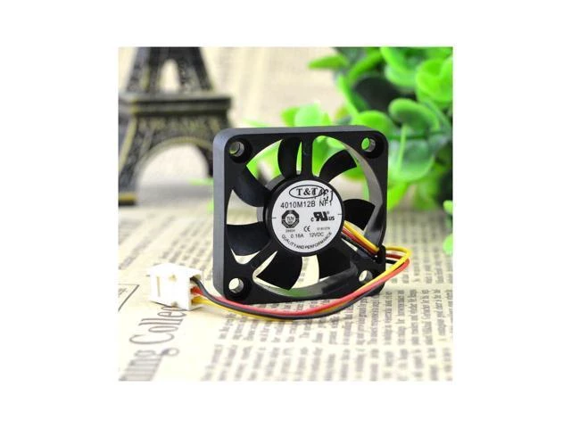 Alt view image 9 of 10 - 4010M12B NF1 4010 12V 0.16A 4cm fan 3-wire dual bead cooling fan