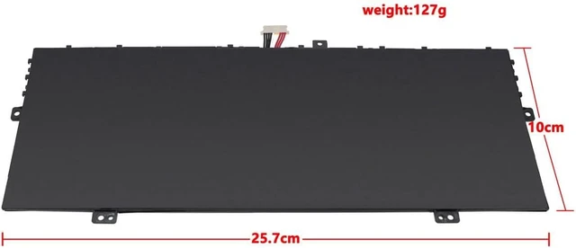 Alt view image 9 of 12 - Tanch Genuine Laptop Battery 19-10075-01 X310 Replacement for Teclast F7 Air X310 Jumper Ezbook X3 Air 8128 JNB13 LarkBook CWI509 7.7V 4250mAh 32.725W