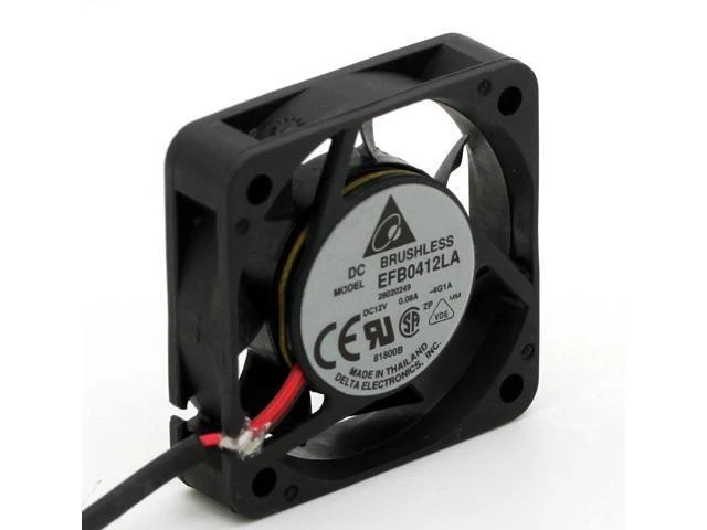 Alt view image 13 of 14 - Original EFB0412LA 4cm best silent quiet 40mm fan 4010 Delta DC 12V 0.08A cpu computer inverter cooling fan axial cooler 40*10mm