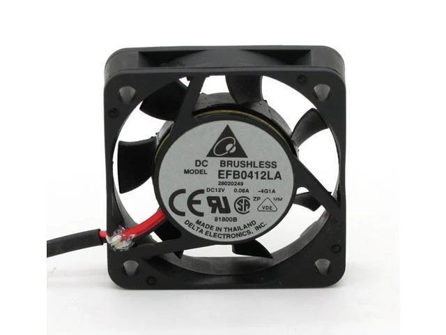 Alt view image 8 of 14 - Original EFB0412LA 4cm best silent quiet 40mm fan 4010 Delta DC 12V 0.08A cpu computer inverter cooling fan axial cooler 40*10mm