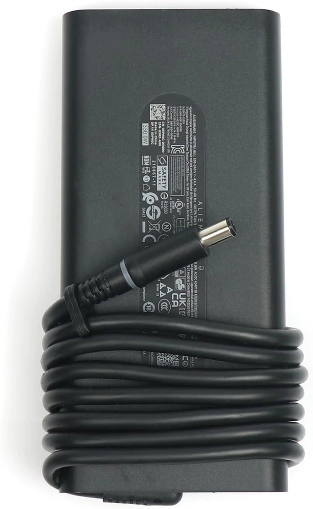 Alt view image 11 of 14 - New DELL Alienware 330W GaN Charger AC Adapter Slim for X17 R1 R2, HA330PM201, DA330PM201, LA330PM201, 08K4F9., Black
