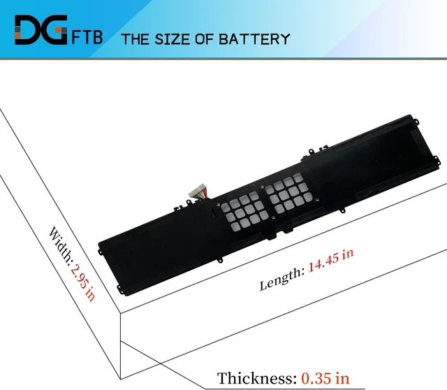 Alt view image 10 of 14 - RC30-0287 Laptop Battery for Razer Blade Pro 17 2019 2020 RTX 2060 2080