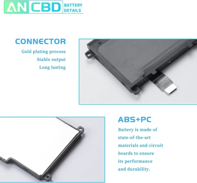 Alt view image 9 of 12 - RC30-0370 RZ09-0370 Laptop Battery for Razer Blade 14 2021 2022