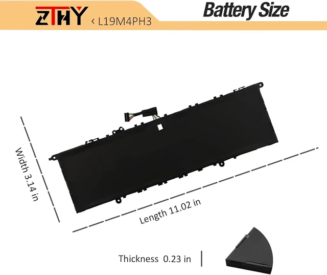 Alt view image 14 of 14 - 61Wh L19C4PH3 Battery Replacement for Lenovo Ideapad Yoga Slim 7 Pro-14ARH5