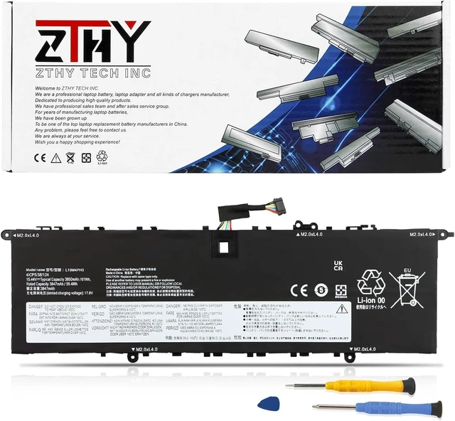 Alt view image 8 of 14 - 61Wh L19C4PH3 Battery Replacement for Lenovo Ideapad Yoga Slim 7 Pro-14ARH5