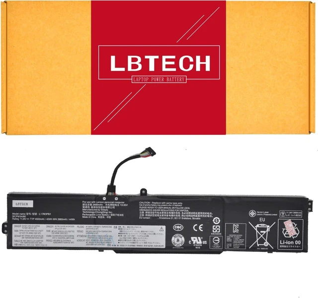 Alt view image 4 of 6 - L17M3PB1 L17C3PB0 L17D3PB0 Battery for Lenovo IdeaPad 330-15ICH 330-17ICH