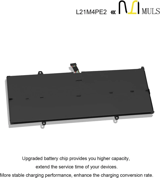 Alt view image 10 of 12 - L21C4PE2 L21M4PE2 L21D4PE1 Laptop Battery for Lenovo Yoga 6-13ALC7 6-13ABR8