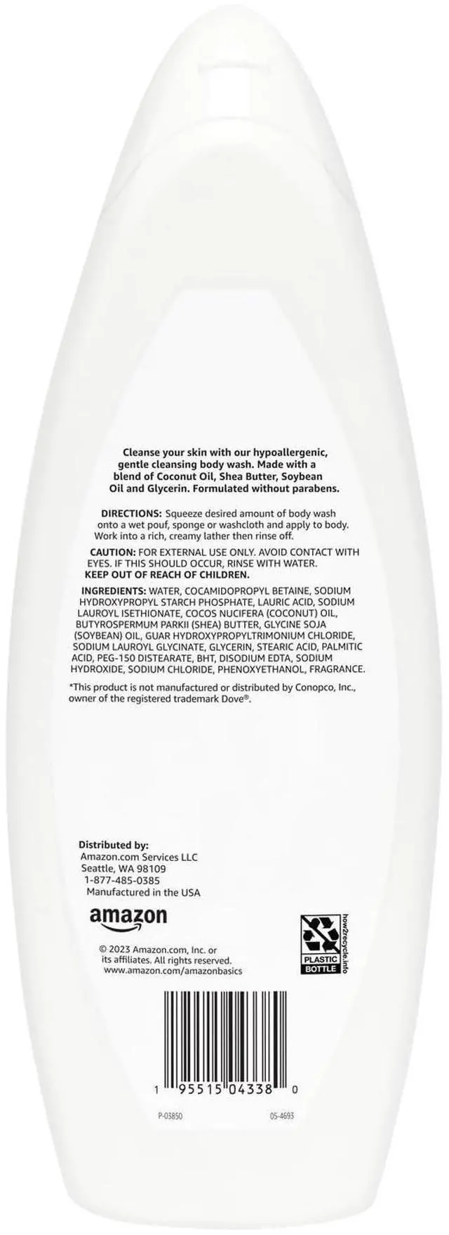 Alt view image 2 of 5 - Hypoallergenic Body Wash for Sensitive Skin, Creamy Lather, Paraben Free, 22 fl oz (1-Pack)