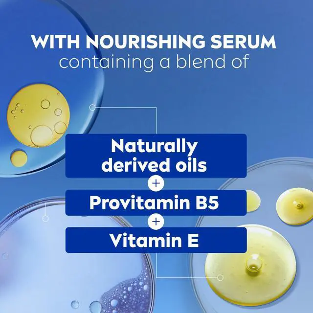 Alt view image 7 of 7 - NIVEA Refreshing White Peach and Jasmine Body Wash with Nourishing Serum, Scented Body Wash for Women, Enriched with Provitamin B5 and Vitamin E, 20 Fl Oz Bottle