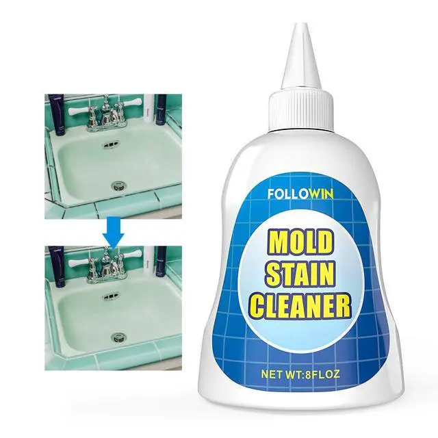 Alt view image 7 of 7 - FOLLOWIN Concentrated Gel Cleaner, Stain Remover for Bathroom Grout, Silicone Caulk, Washing Machine Seal, Shower Tile, Kitchen Sink, Bathtub, Window Seals, Hard Surfaces,8 oz