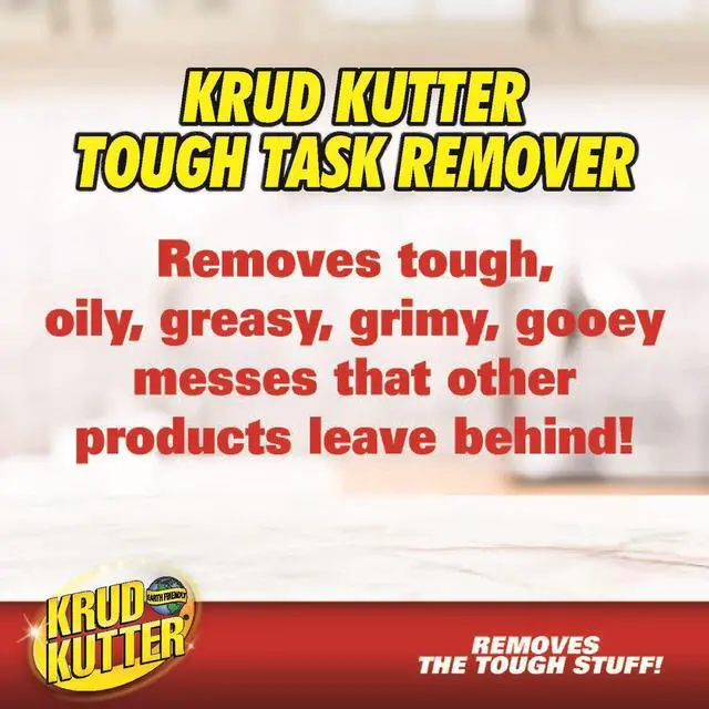 Alt view image 3 of 6 - Krud Kutter Tough Task All Purpose Remover, 1 Gallon, Heavy Duty Cleaner for Adhesive, Grease and Tough Stains, Multi Surface Cleaning Solution for Floors, Walls, Tools and Equipment