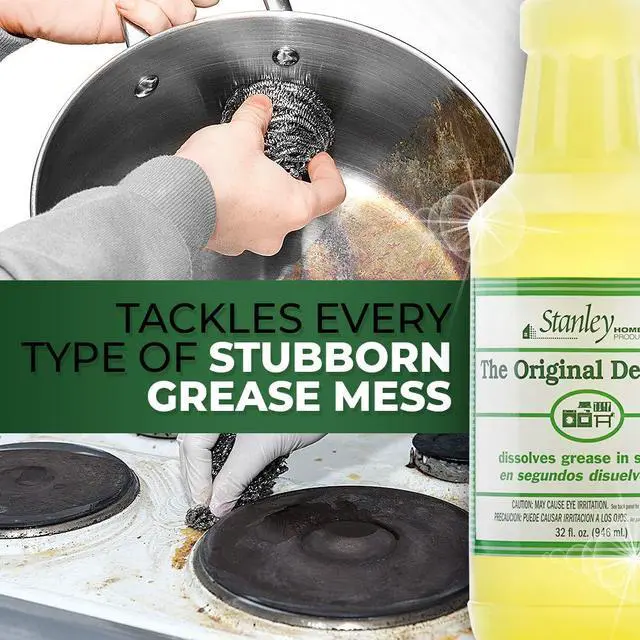 Alt view image 4 of 7 - STANLEY HOME PRODUCTS Original Degreaser - Removes Stubborn Grease & Grime - Powerful Multipurpose Cleaning Solution for Home & Commercial Use (1 Pack)