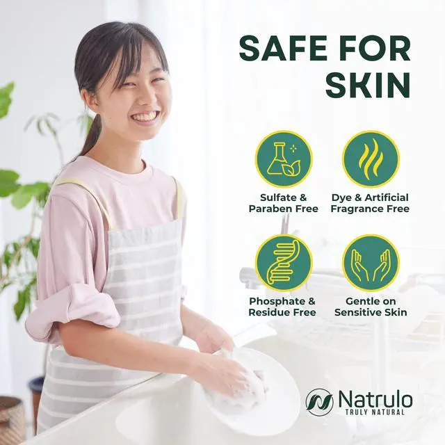 Alt view image 5 of 7 - Non Toxic Dish Soap Bar Natural Solid Dish Soap with Lemon Scent Eco Friendly, Zero Waste, Plastic Free Kitchen Dishwashing Block Long-Lasting, Gentle on Hands and Tough on Grease Made in USA
