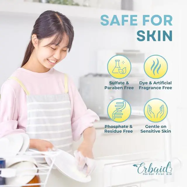 Alt view image 5 of 7 - Non Toxic Dish Soap Bar Natural Solid Dish Soap with Lemon Scent Eco Friendly, Zero Waste, Plastic Free Kitchen Dishwashing Block Long-Lasting, Gentle on Hands and Tough on Grease Made in USA