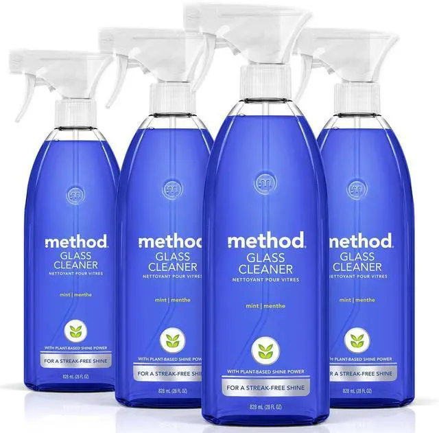 Main image of Method Glass Cleaner, Mint, 28 Ounce, 4 Pack, Packaging May Vary