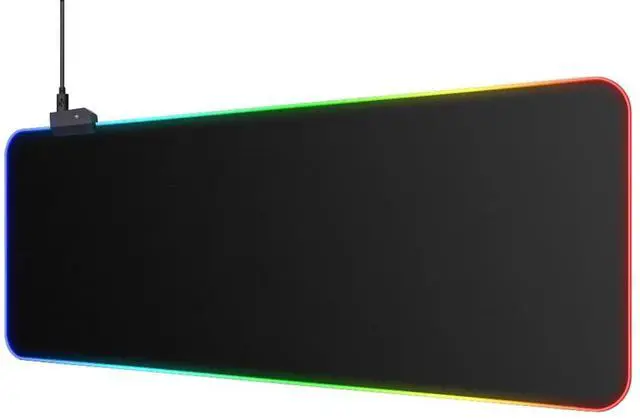 Main image of Keyboard Pad Gaming Mouse Pad RGB LED Light 31.5" x 11.8" E-Sports Gamer Mouse Pad Computer Backlit Mat Extended Thickened Non Slip for PC Laptop Desktop Mac Game Typing
