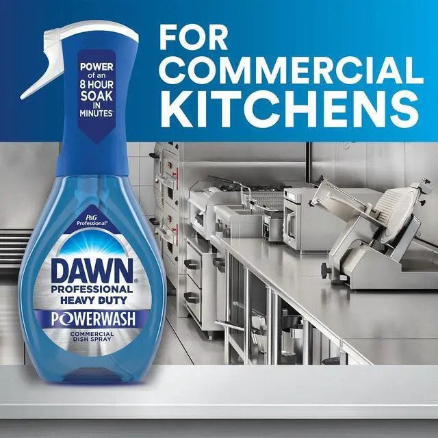 Alt view image 5 of 7 - Dawn PRO Heavy Duty Powerwash, Bulk Foaming Dish Spray for Cleaning Burnt-On Grease in Commercial Kitchens, 16 fl oz (Case of 6)