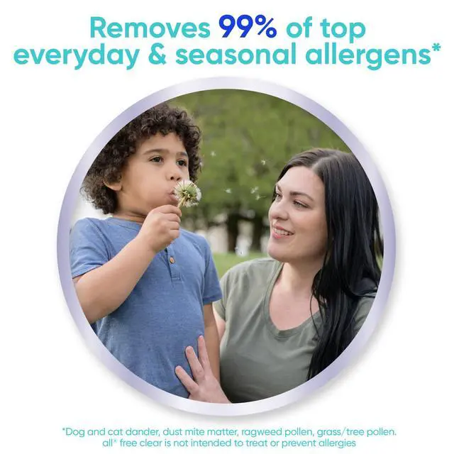 Alt view image 3 of 5 - all free clear MIGHTY PACS Odor Relief, Laundry Detergent Pacs, 56 Count (Pack of 2), Unscented and Hypoallergenic for Sensitive Skin, Dermatologist Tested, HE Safe