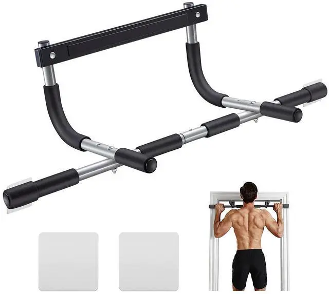 Main image of ALLY PEAKS Pull Up Bar Thickened Steel Pipe Super Heavy Duty Steel Frame Upper Workout Bar| Multi-Grip Strength for Doorway | Indoor Chin-Up Bar Fitness Trainer for Home Gym Portable (silver2)