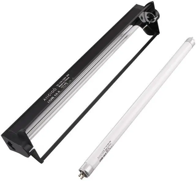 Main image of Aiicioo T5 UVB Lighting Combo Kit - 12" Light Fixture Desert 10.0 Terrarium Hood Light Fixture & High Output T5 HO UVB Bulb for Reptiles Chameleon Gecko (watts, 8)