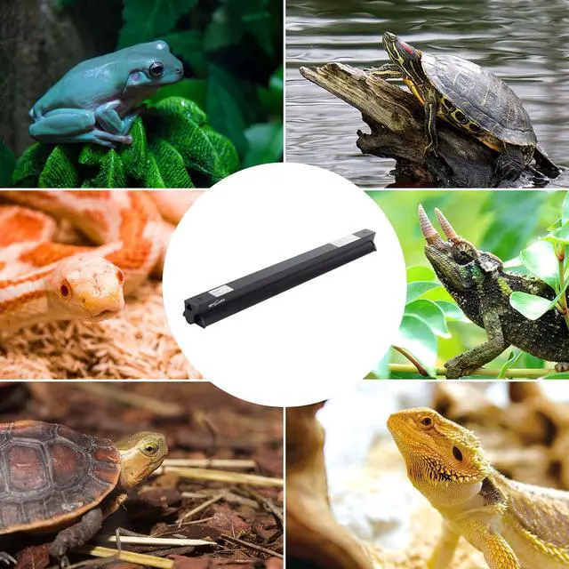 Alt view image 7 of 7 - REPTI ZOO T5 HO UVB Lighting Combo Kit, Terrarium Hood Comes with Desert 10.0 UVB T5 Lamp (24W)