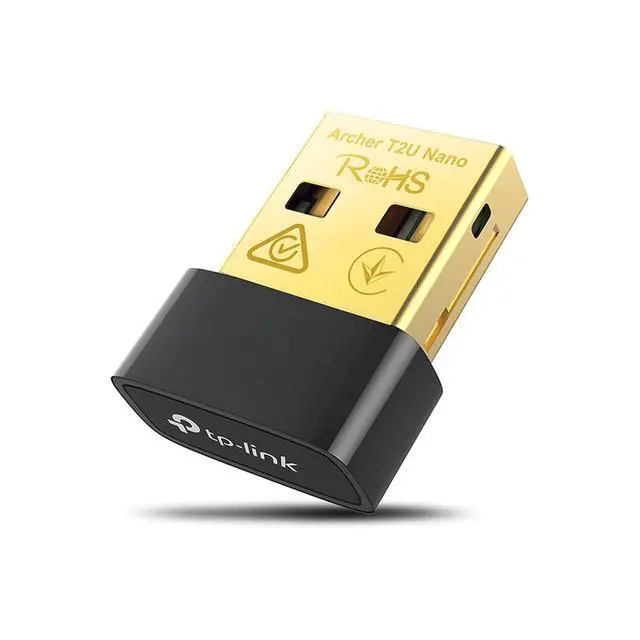 Alt view image 2 of 4 - TP-Link Nano AC600 USB WiFi Adapter(Archer T2U Nano)- 2.4G/5G Dual Band Wireless Network Transceiver for PC Desktop, Travel Size, Supports Windows (11,10, 8.1, 8, 7, XP/Mac OS X 10.9-10.14)