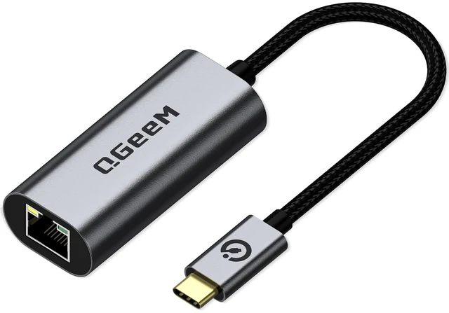 Main image of USB C to Ethernet Adapter 1000Mbps Gigabit Type-C to RJ45 Network Dongle | LAN Converter for Thunderbolt 5/4/3 MacBook Air/Neo,iPad,iMac,iPhone 17/16/15 Pro Max,Galaxy Dex,Surface Book,Dell,Hp Laptop