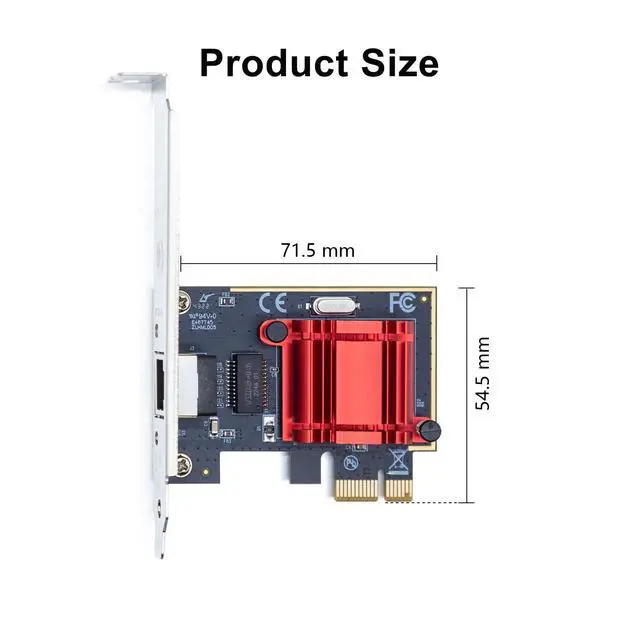Alt view image 5 of 5 - 10Gtek 10/100/1000Mbps Gigabit Ethernet PCI Express NIC Network Card with Intel I210 Chip, Ethernet Server Converged Network Adapter, Single RJ45 Port, PCI Express 2.1 X1, Compare to Intel I210-T1