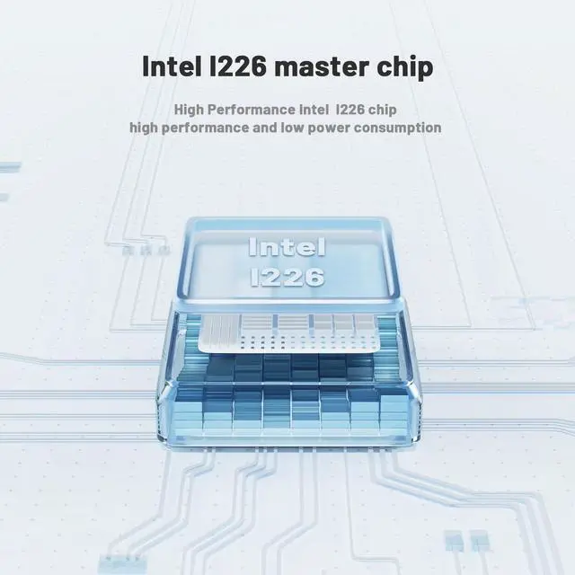 Alt view image 2 of 7 - Lidkew Network Card with Intel I226-V Chip Dual Ports,2.5G PCIE X1 Server Network Adapter LAN NIC Card 2 RJ45 Ports Ethernet Adapter Support Windows 11/10 Windows Server/2022