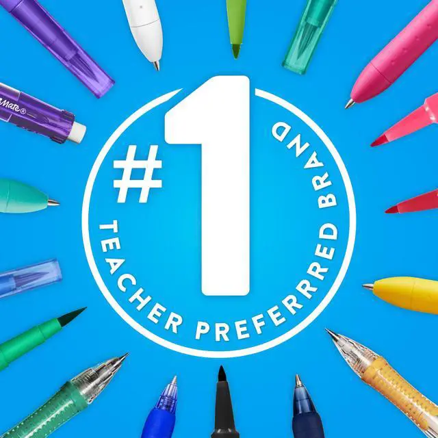 Alt view image 7 of 7 - Paper Mate Flair Felt Tip Pens, Medium Point, Assorted Colors, 24 Count - Home, Office, Back to School, Teacher Supplies