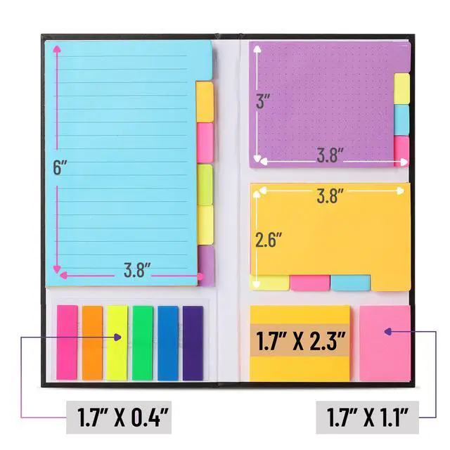 Alt view image 3 of 7 - Mr. Pen- Sticky Notes Set, 410 Pack, Ruled, Dotted & Blank Notes