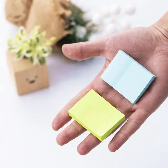 Alt view image 4 of 6 - Mini Sticky Notes 1.5x2 Inches, Bright Colors Self-Stick Pads, 24 Pack, 75 Sheets/Pad,1800 Sheets